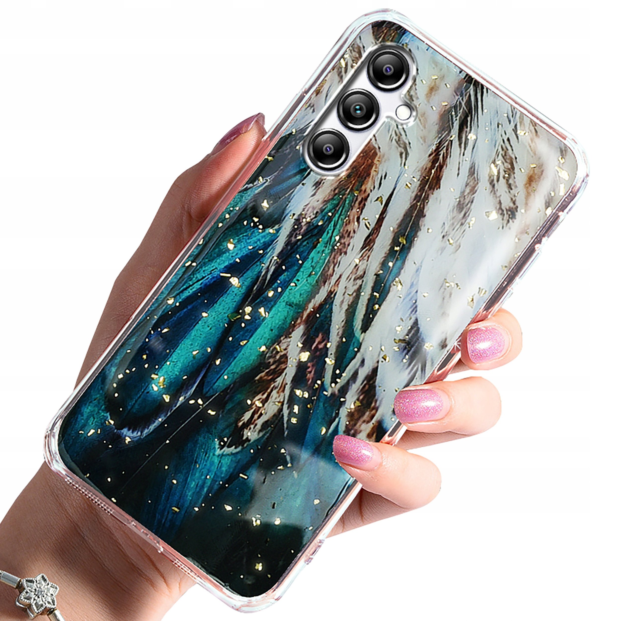 Etui do Samsung Galaxy M15 5G Case Glamour PLECKI + Szkło OCHRONNE