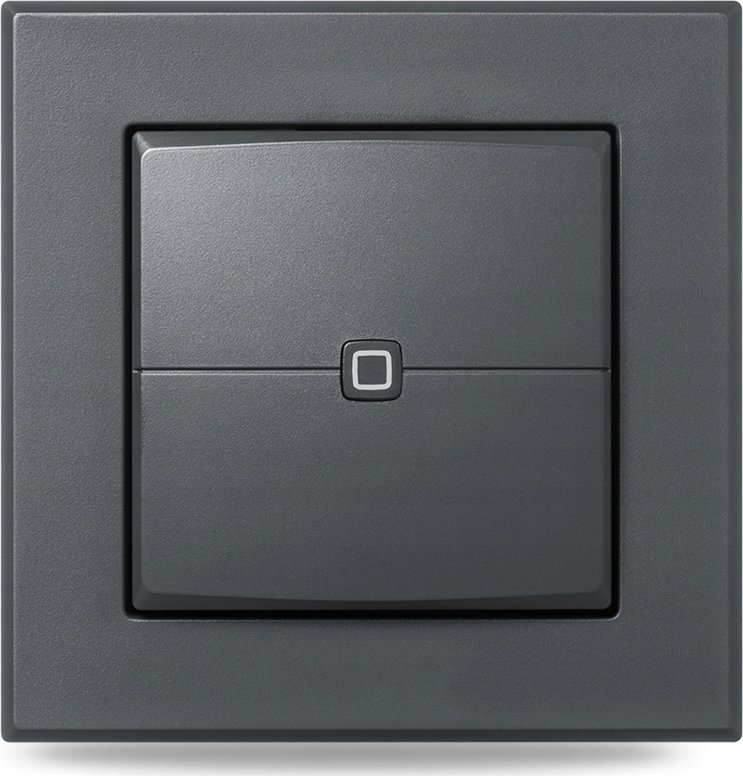HomeMatic IP Homematic IP Wandtaster - 2-fach, anthrazit