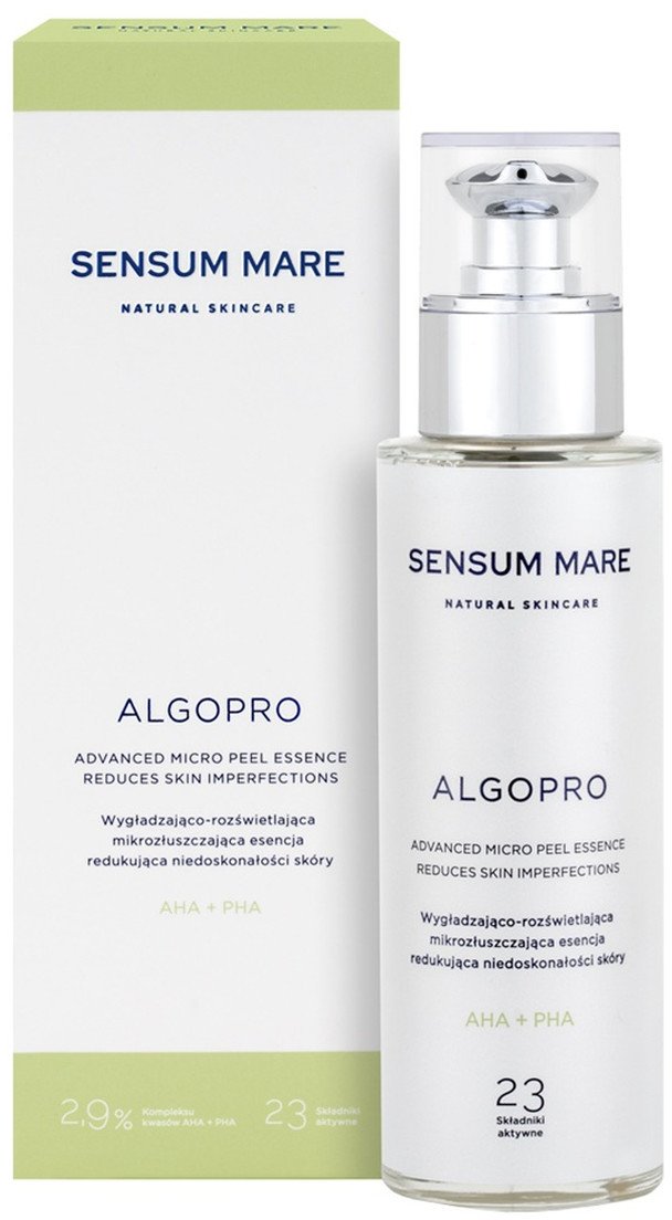Sensum Mare Algopro wygładzająco-rozświetlająca mikrozłuszczająca esencja redukująca niedoskonałości skóry 100ml