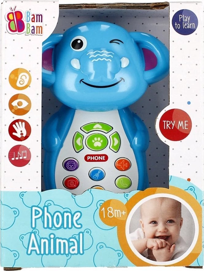 BamBam BAM BAM MUZYCZNY TELEFONIK SLON B/O 12X16X7 96/1