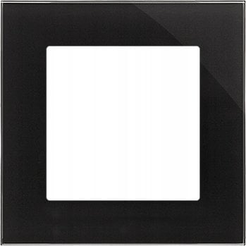 Kontakt-Simon Ramka pojedyncza Kontakt-Simon 55 TRN1/182 Nature czarna
