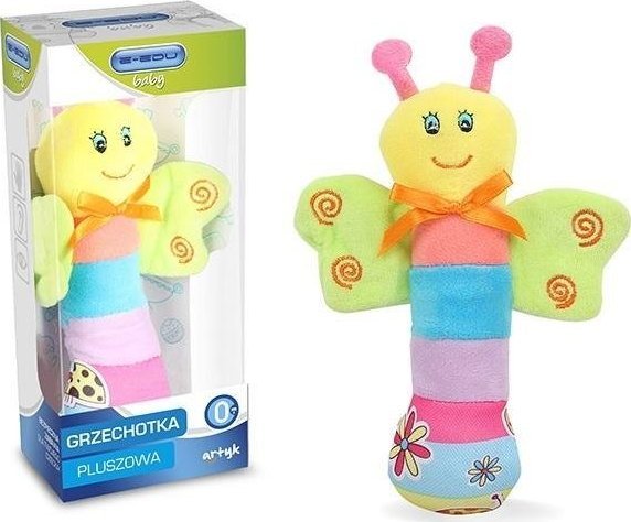 Artyk Grzechotka pluszowa Motylek 128561 Artyk