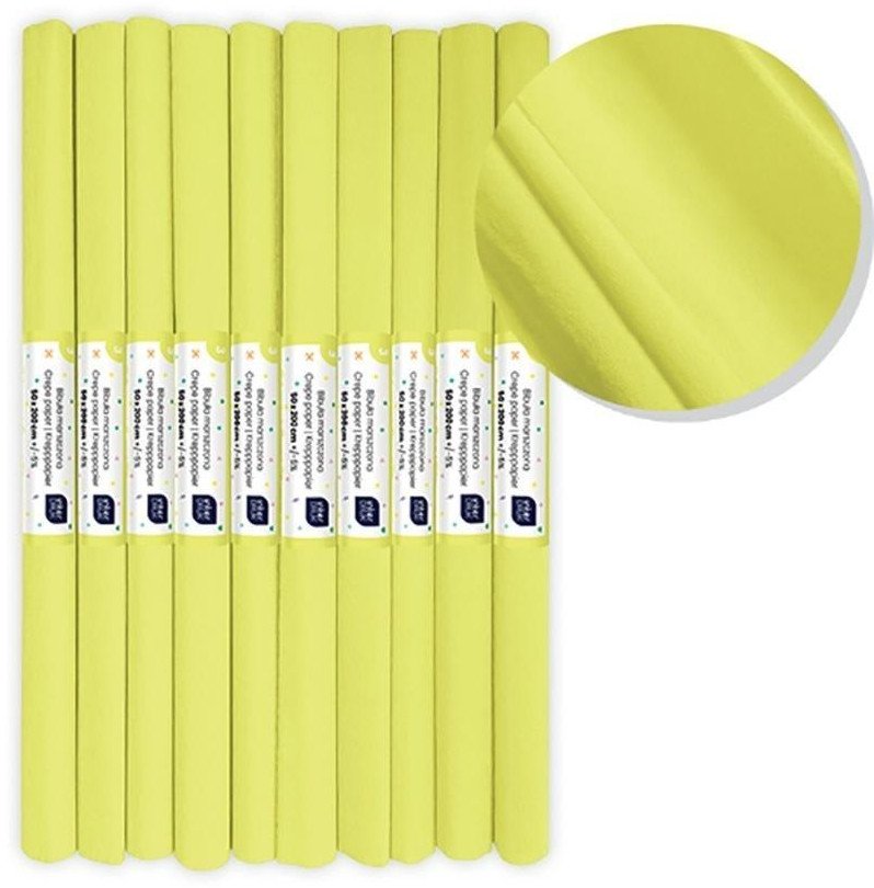 Bibuła marszczona nr 3 cytryna (10szt)