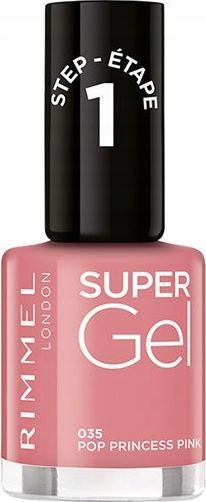 Rimmel RIMMEL_Super Gel lakier do paznokci 035 Pop Princess Pink 12ml