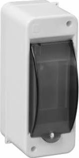 Pawbol Rozdzielnica modułowa 1x2 natynkowa z szybką dymną IP30 S-2 (C.2030)