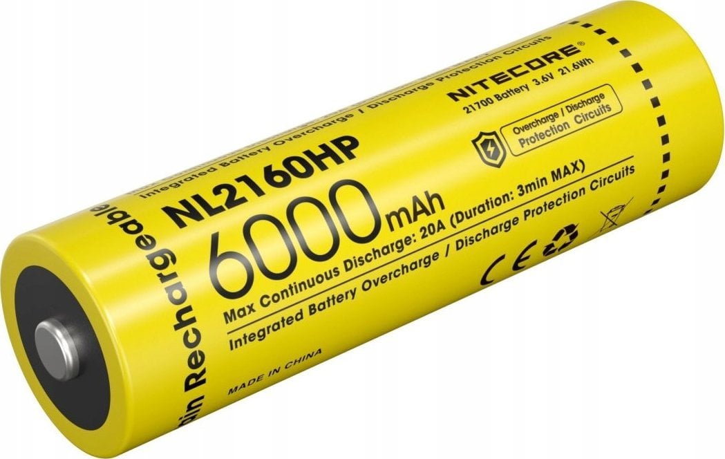 Nitecore Akumulator 21700 6000mAh