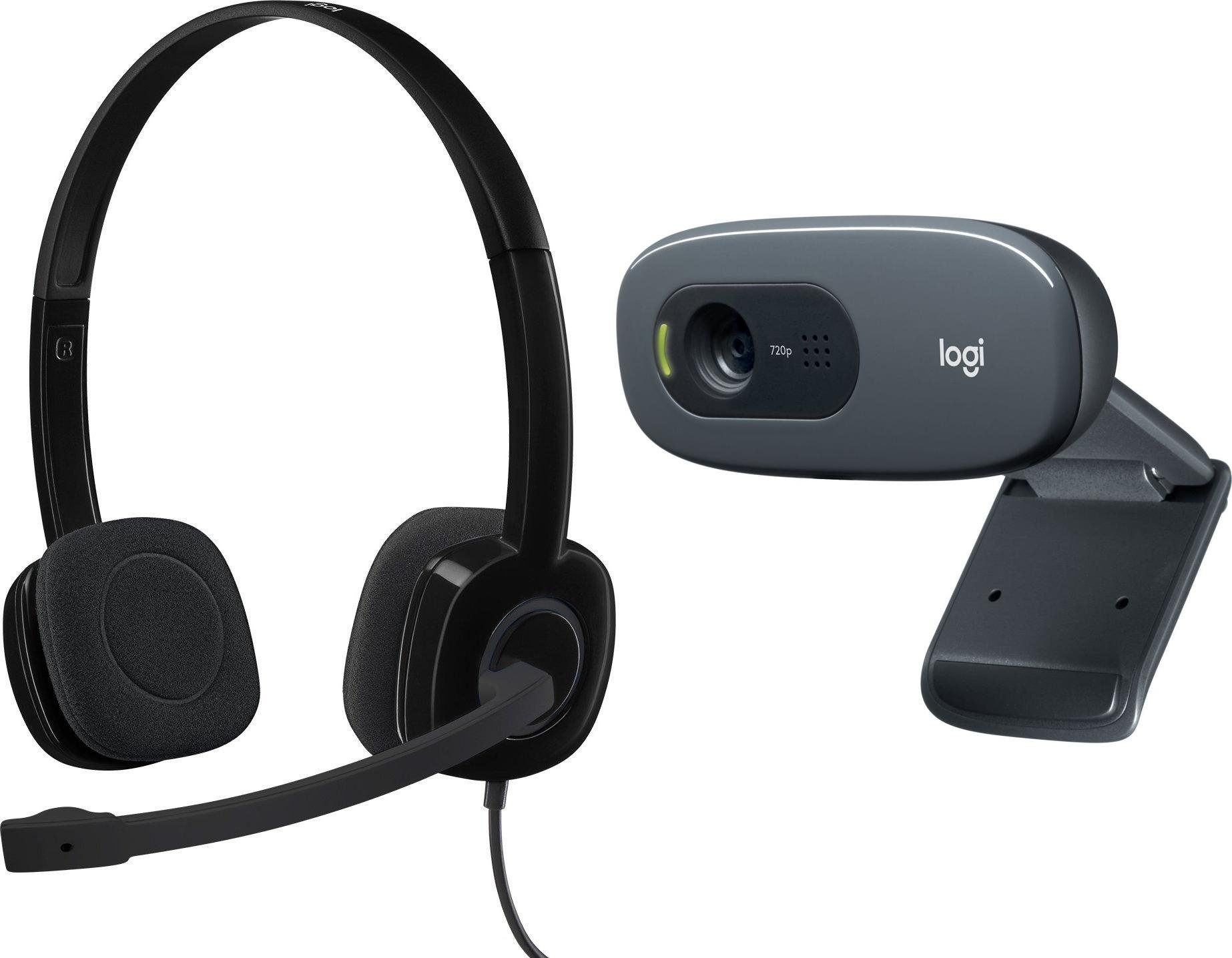 Słuchawki Logitech H151 (981-000589) + C270 (960-001063)