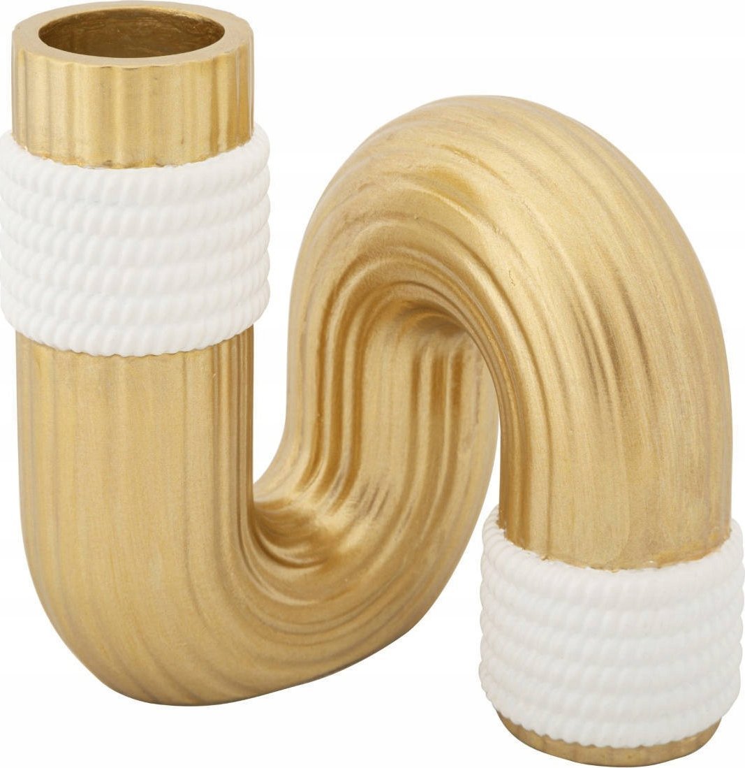 Ferretti Wazon w kształcie fali z polyresinu, wys. 13 cm