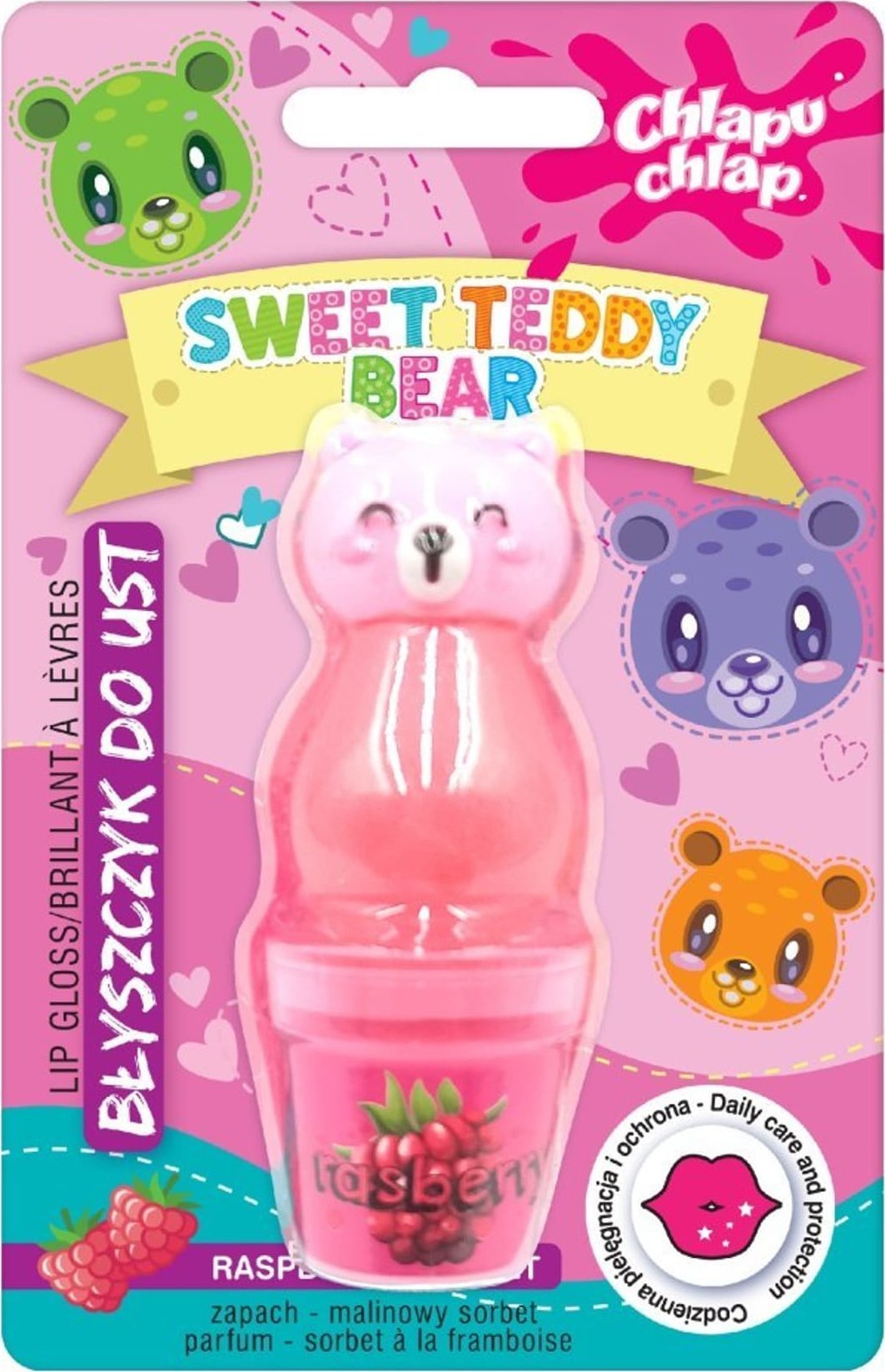 Chlapu Chlap CHLAPU CHLAP BŁYSZCZYK MIŚ malinowy sorbet