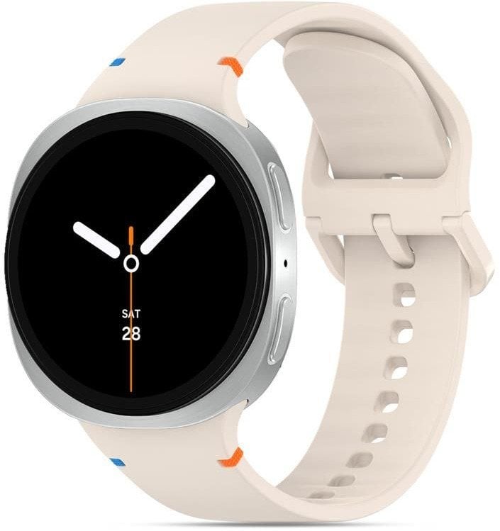 TECH-PROTECT SILICONE SAMSUNG GALAXY WATCH 8 / CLASSIC (40 / 44 / 46 MM) STARLIGHT