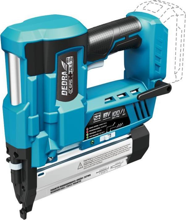 Dedra Gwoździarka, zszywacz 2in1 do 50mm