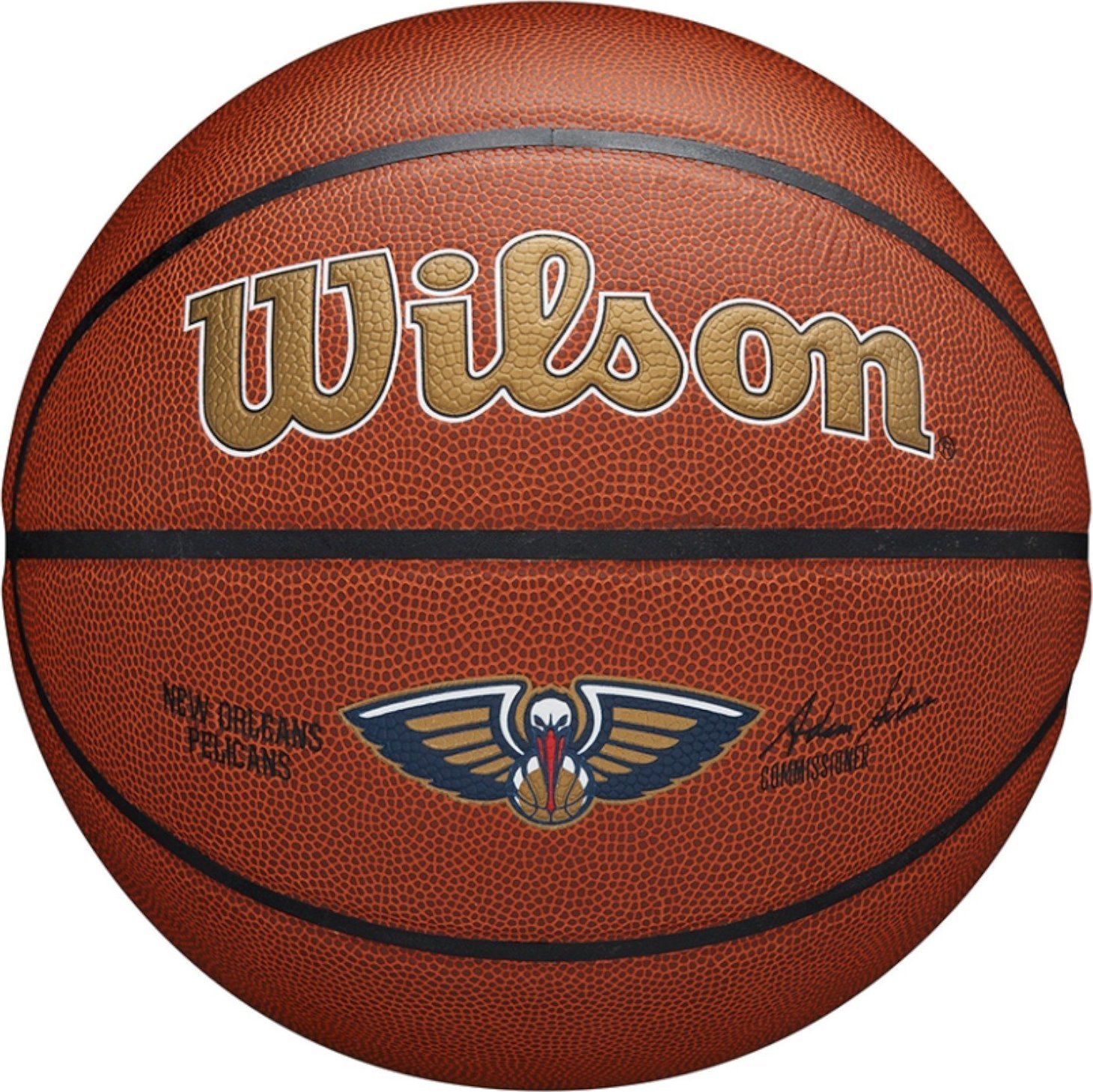 Wilson Wilson Team Alliance New Orleans Pelicans Ball WTB3100XBBNO Brązowe 7