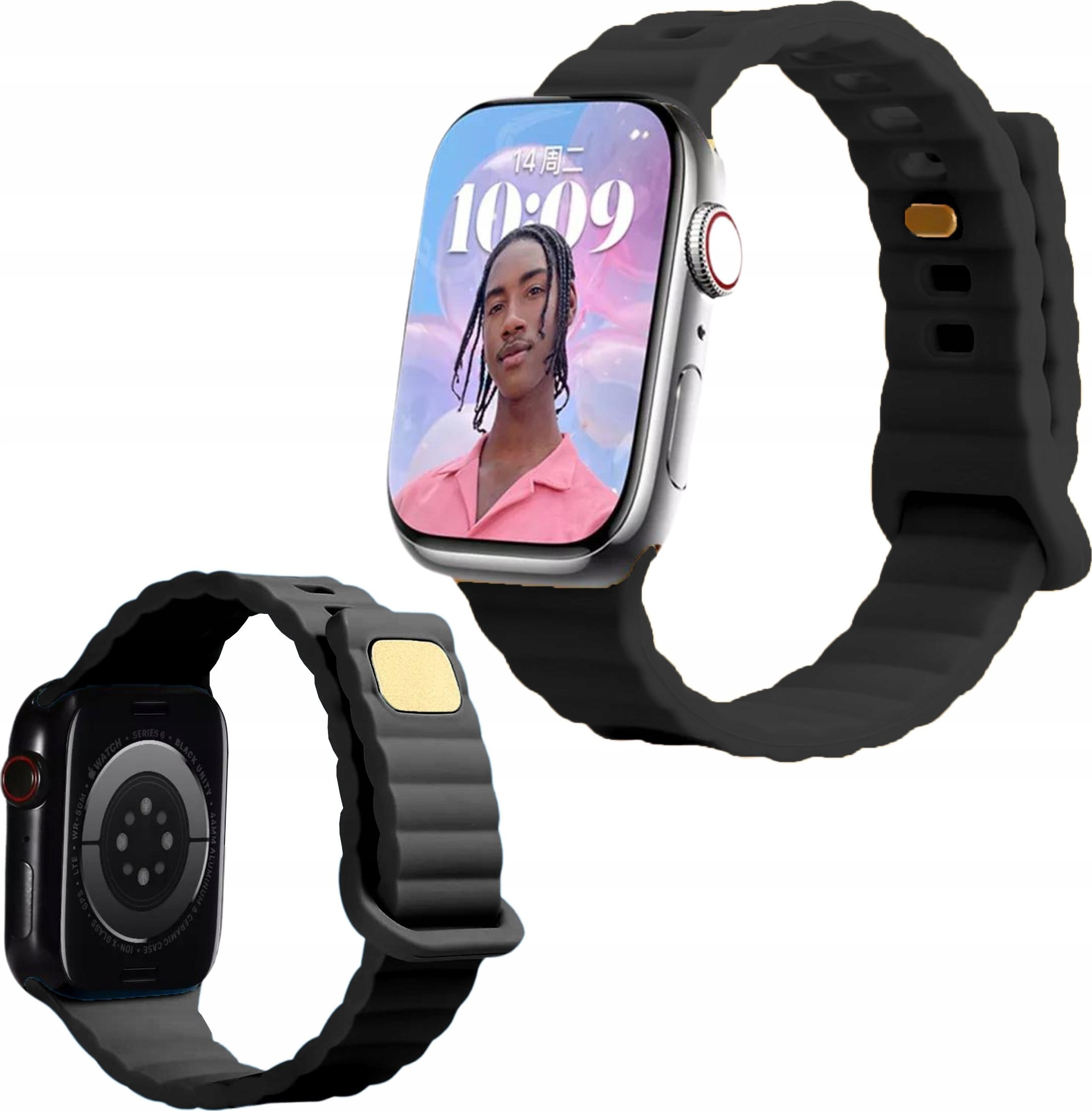 4TechGoods PASEK DO APPLE WATCH 2 3 4 5 6 7 8 SE 38 40 41 mm