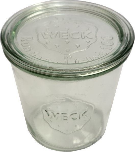 Wamar-Sosenka Zestaw Słoików WECK Pojemność 580 ml średnica 100mm 12 sztuk + Szklane wieka