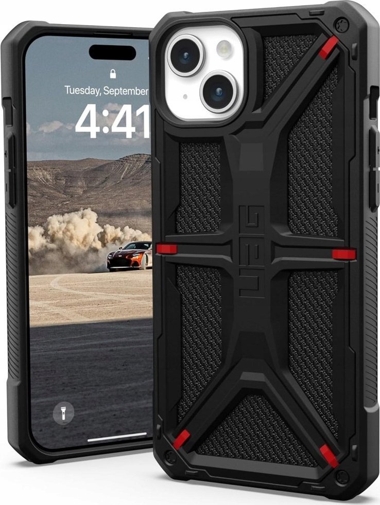 UAG Etui UAG Monarch do iPhone 15 Plus - czarny kevlar