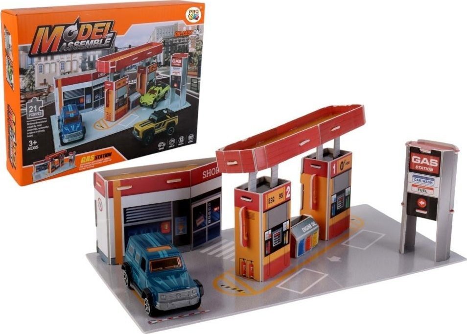 Pro Kids Stacja benzynowa z autkami