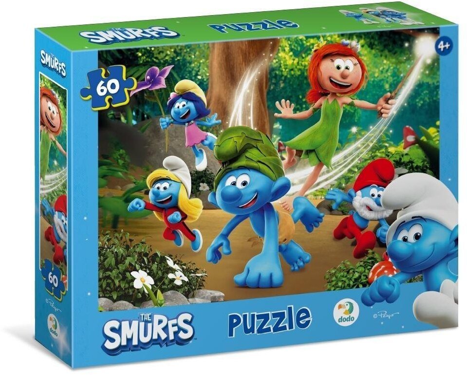 Puzzle 60 Smerfy Księżniczka Liść