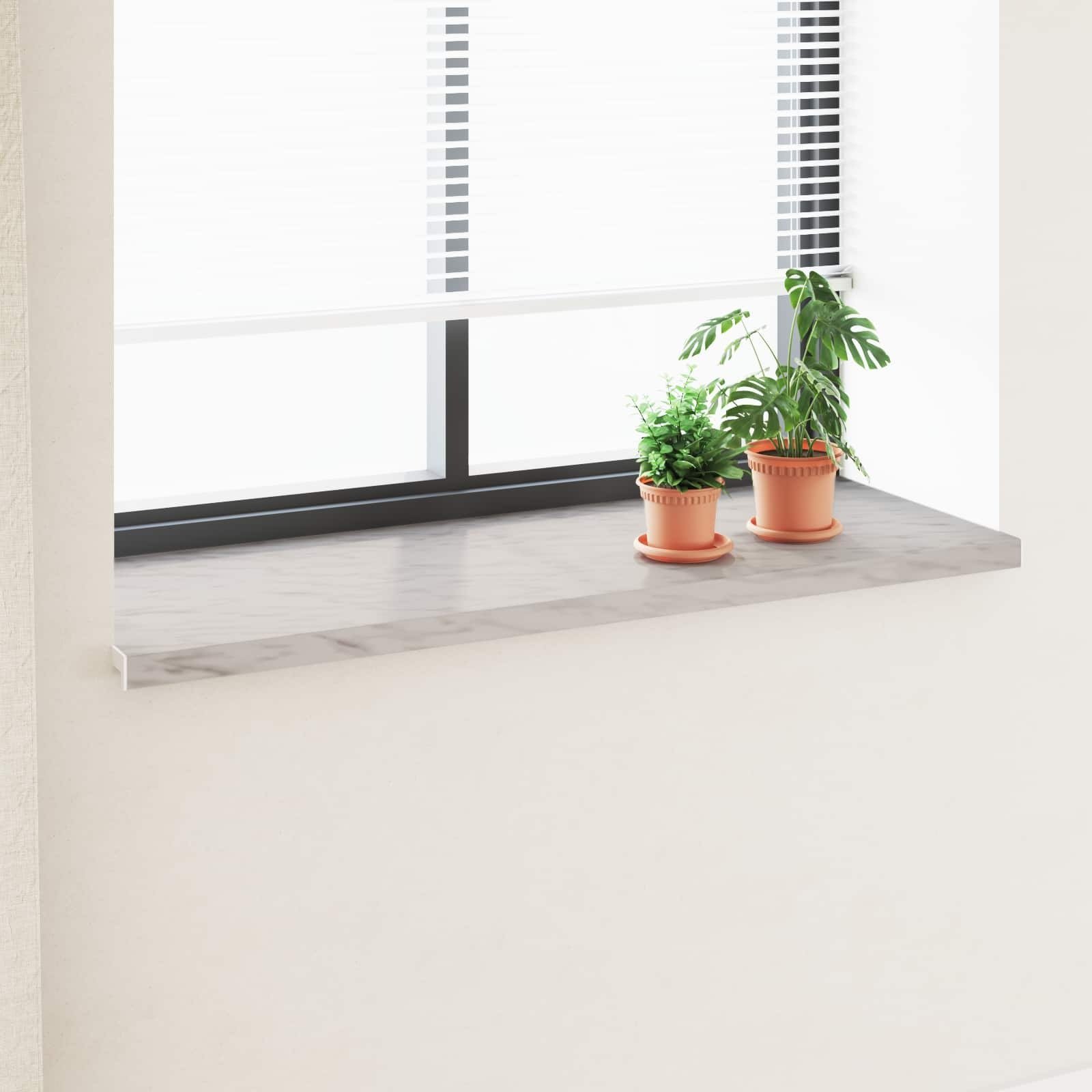 vidaXL Parapet okienny Tekst Marmur -enure 160 x 50 x 4,5 cm