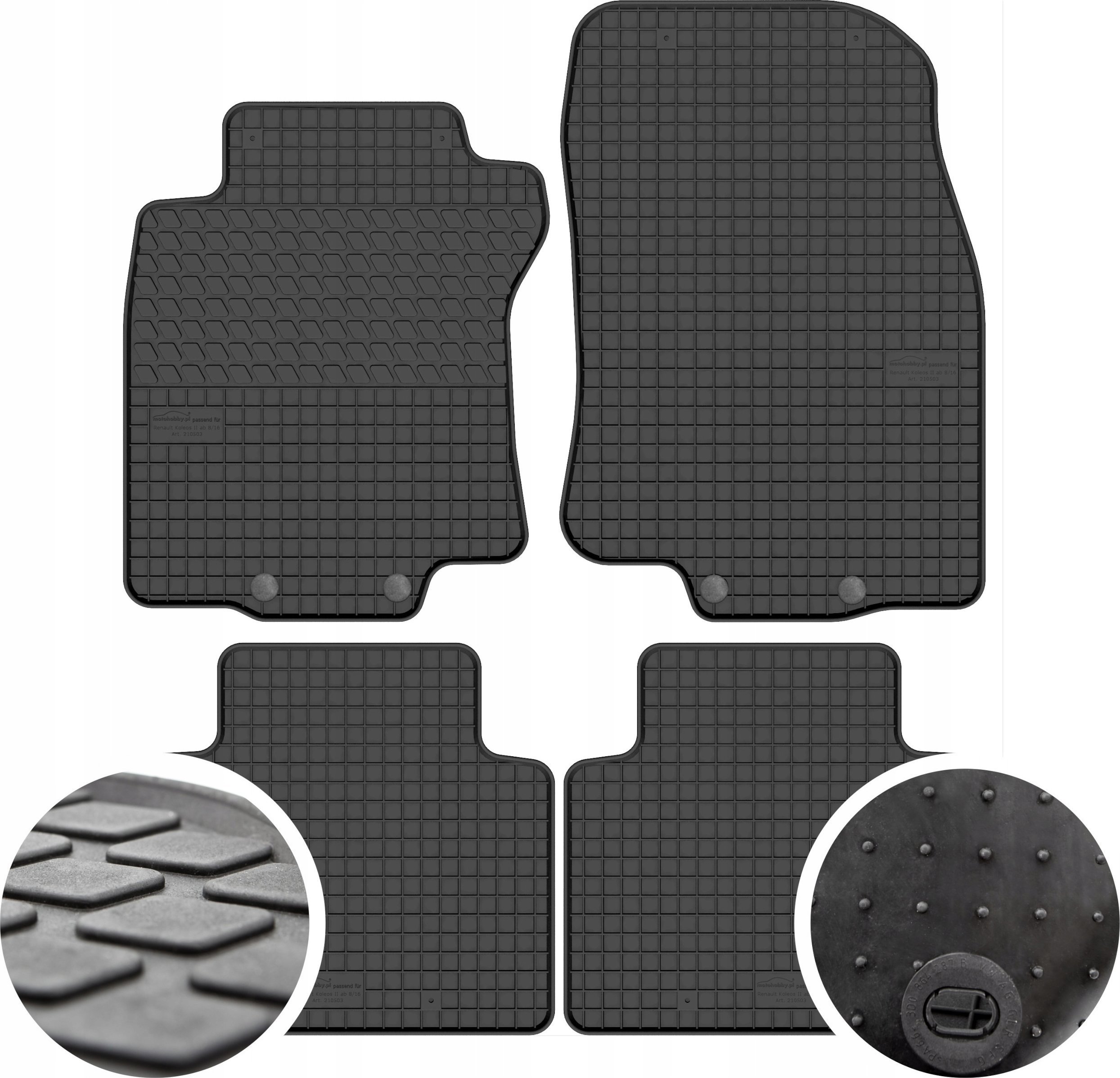 GeyerHosaja Dywaniki gumowe do Renault Koleos II
