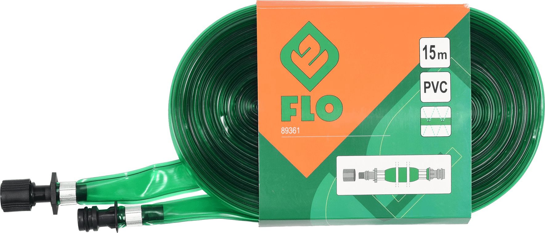 Flo wąż zraszający płaski 15m (89361)