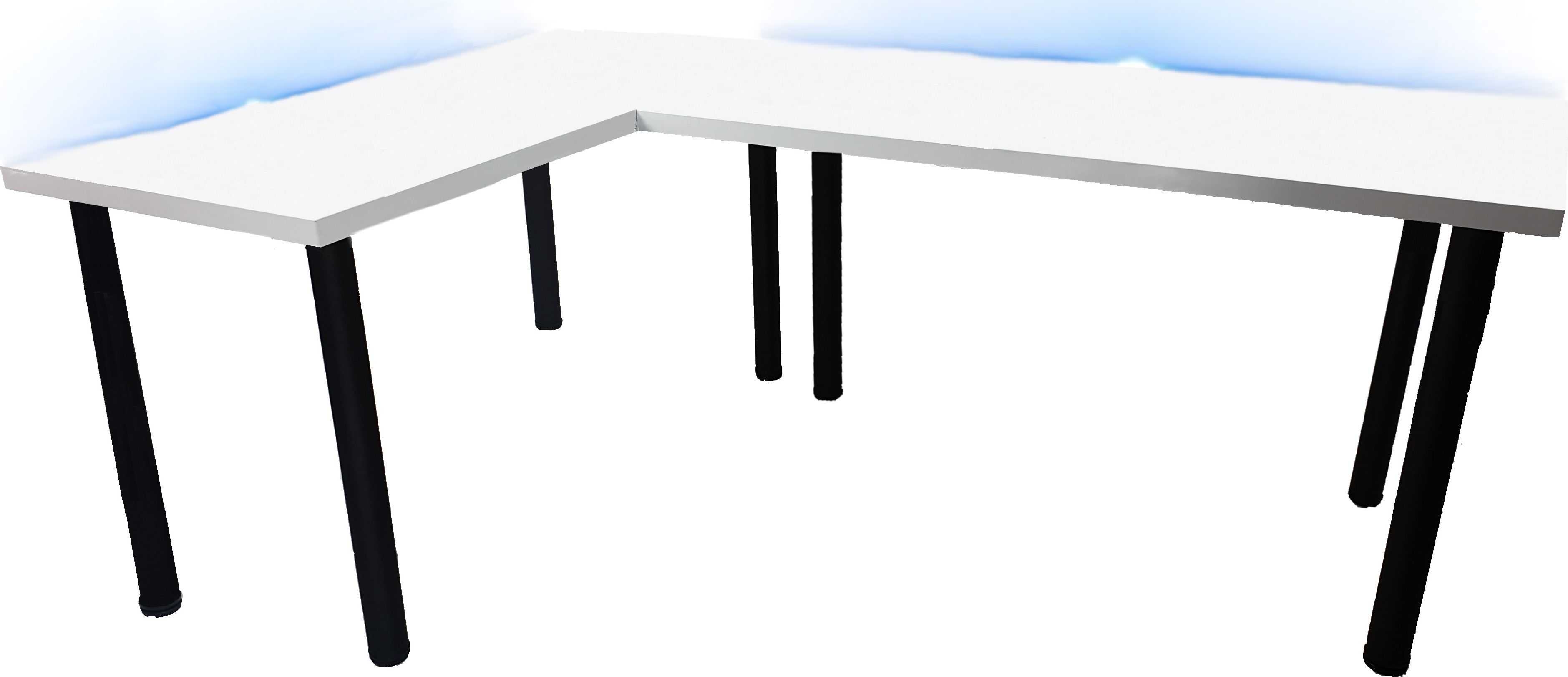 Biurko Daming Model 1 Białe 202 cmx136 cm x 1,8 cm