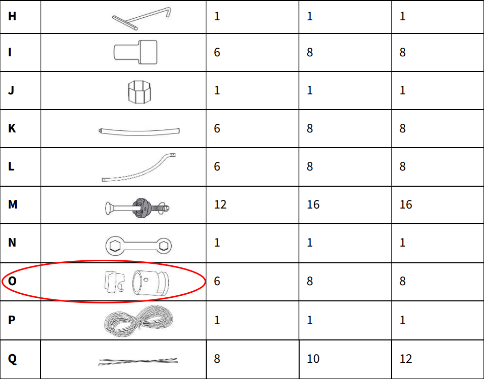 Zipro Górna nakładka na słupek do trampoliny 10-14FT PUMPKIN