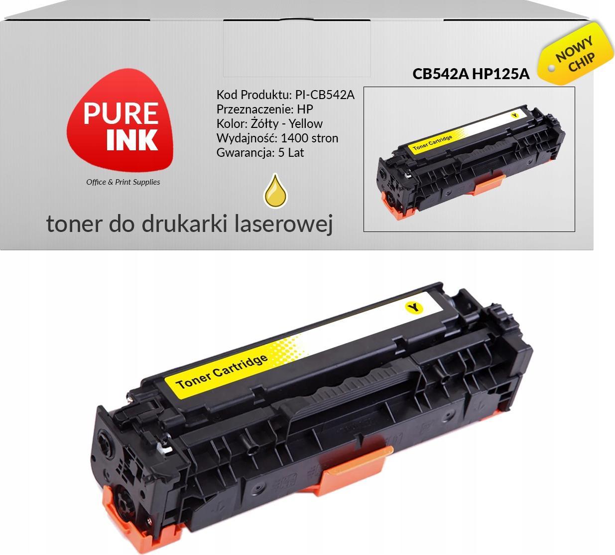 Toner Pureink Yellow Zamiennik 125A