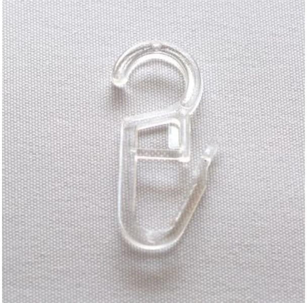 HOOKS FOR RINGS, CLEAR COLOUR