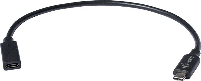 Kabel USB I-TEC USB-C - USB-C 0.3 m Czarny (C31EXTENDCBL)
