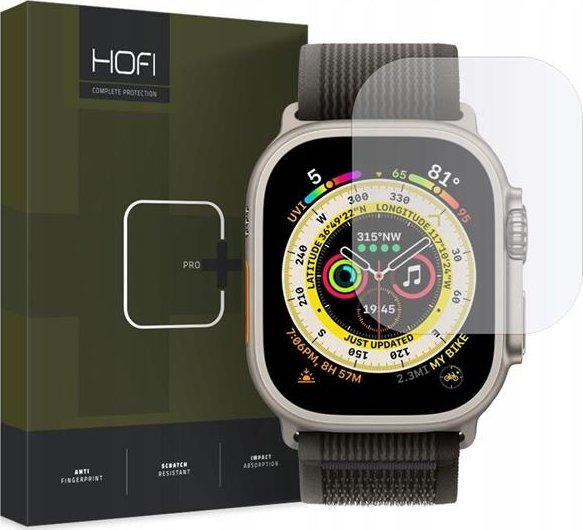 Hofi SZKŁO HARTOWANE HOFI GLASS PRO+ APPLE WATCH ULTRA (49 MM) CLEAR