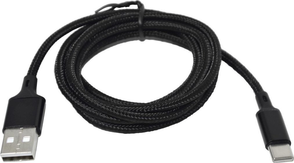 Kabel USB Msonic USB-A - USB-C 1 m Czarny (MLU541)