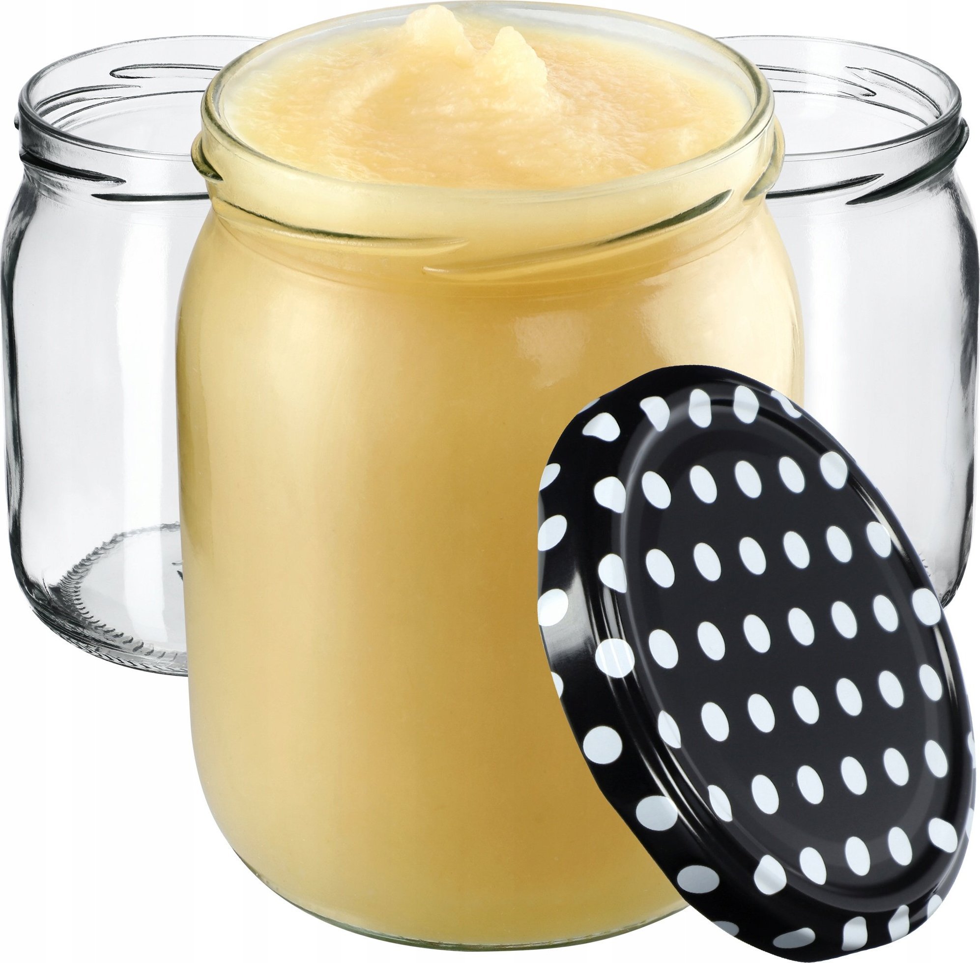 Kadax 8x Słoik Szklany 540ml Słoiki Dżem + Wieczko fi82