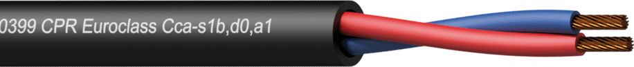 Przewód Procab CLS215-CCA/1 Loudspeaker cable - 2 x 1.5 mm² - 16 AWG - EN50399 CPR Euroclass Cca-s1b,d0