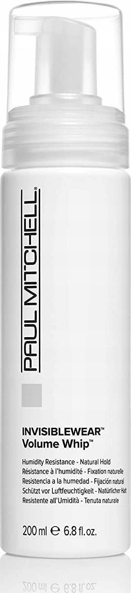 PAUL MITCHELL Paul Mitchell, Invisiblewear, Paraben-Free, Hair Styling Foam, For Volume, Natural Hold, 200 ml For Women