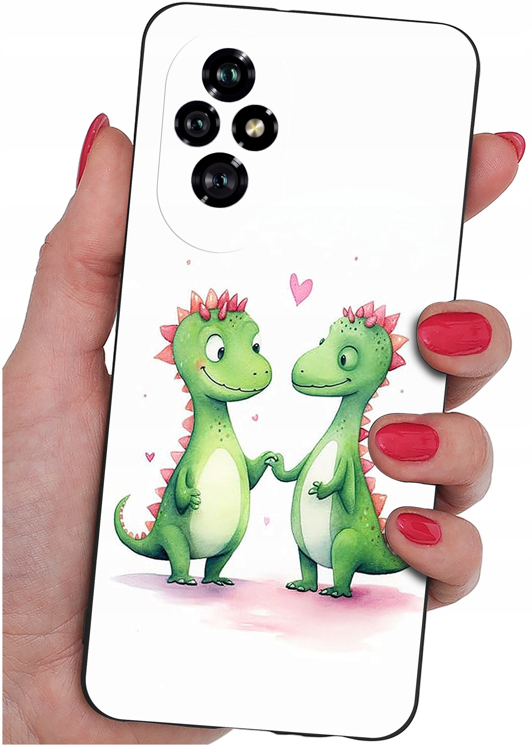 ETUI do Honor 200 5G | WZORY | SILIKONOWE MATT CASE + SZKŁO 9H