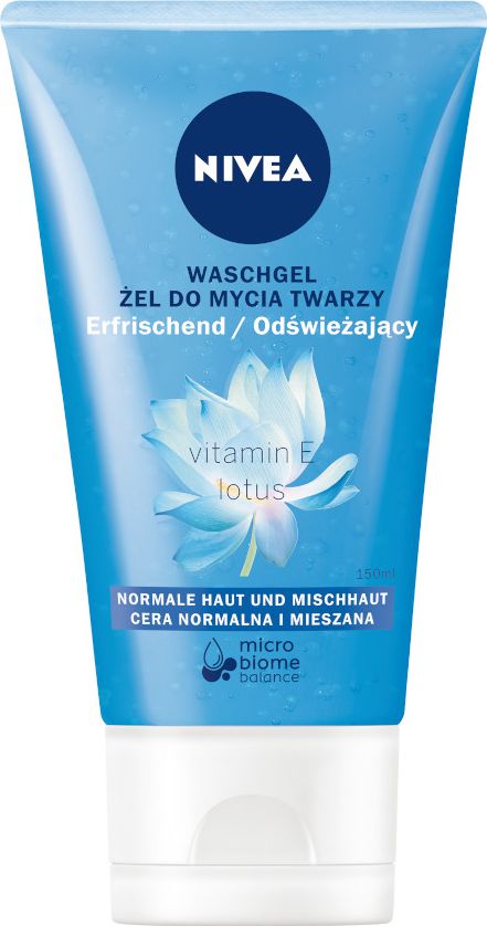 Nivea Żel do mycia twarzy do cery normalnej i mieszanej 150ml