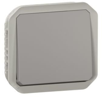 NOWE PLEXO 55 Przycisk przełączny 1Z+1R mechanizm 10A - 250V AC szary 069541L