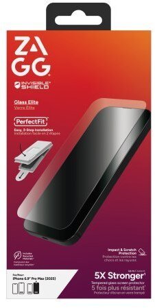 Zagg Szkło hartowane Invisibleshield Glass Elite do Apple iPhone 17 Pro Max