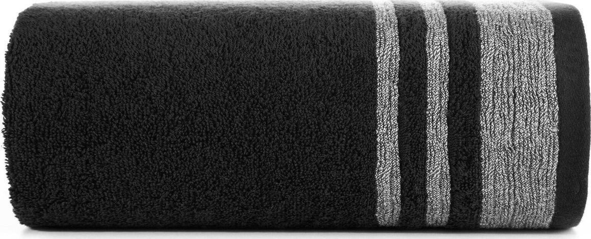 Eurofirany Ręcznik 50 x 90 Kąpielowy Frotte Mery 10 Czarny