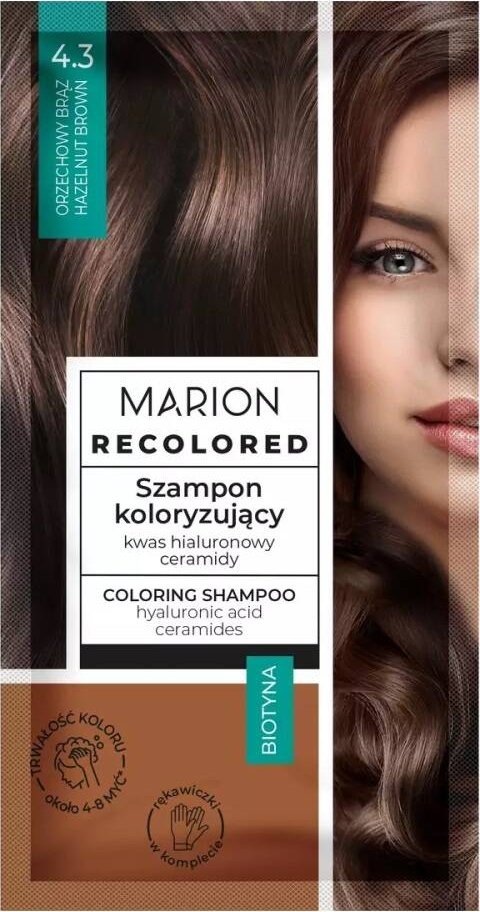 Marion Marion Recolored szampon koloryzujący 4.3 Orzechowy Brąz 35ml