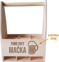 Koszulkowy Piwo taty ... - personalizowane nosidło z grawerem