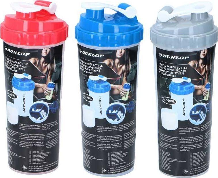 Dunlop Dunlop - Butelka sportowa shaker z wygodnym zamykaniem 550 ml