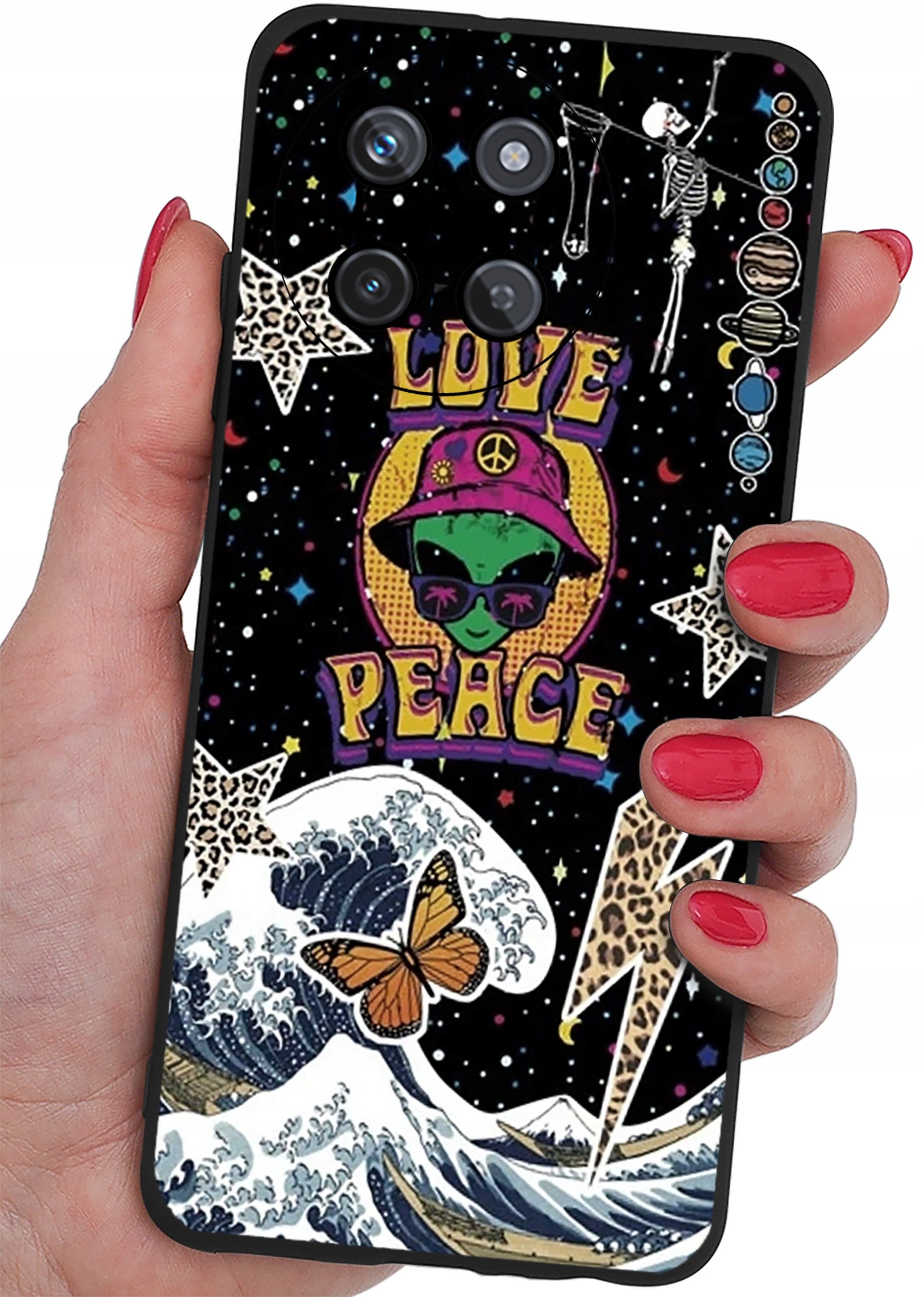 Etui do Realme 11 4G CASE WZORY MATT PLECKI + SZKŁO OCHRONNE 9H