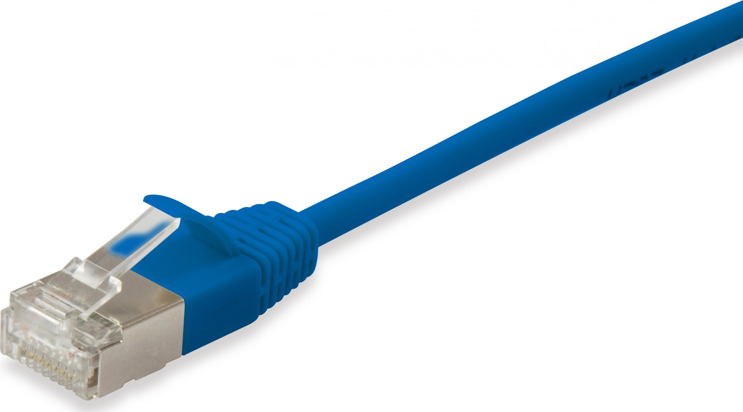 Equip Equip Patchkabel Cat6A S/FTP 2xRJ45 0.50m blau (SSTP) Slim