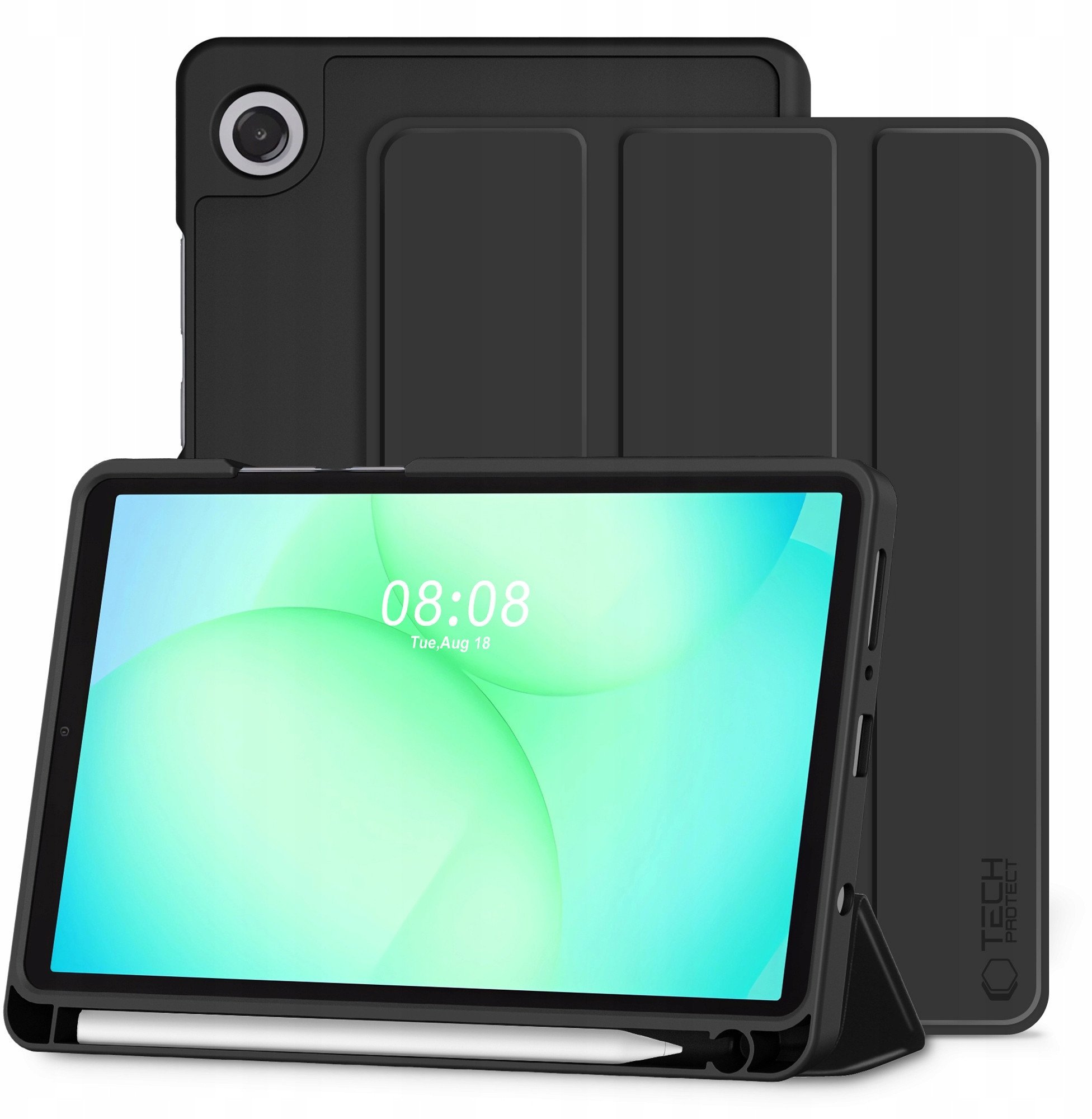 Etui Tech-Protect Flexair Sc Pen Galaxy Tab A9+ / A11+ Plus 11.0 X210 / X215 / X216 / X230 / X235 / X236 Black