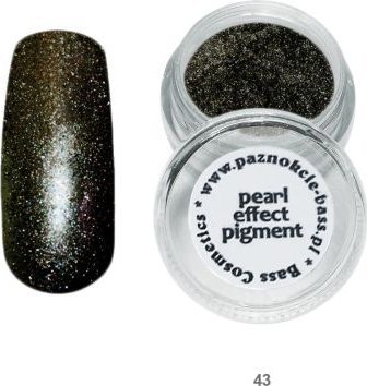 Bass Cosmetics Pigment perłowy 7 ml pył czarny grafitowy / Bass Cosmetics