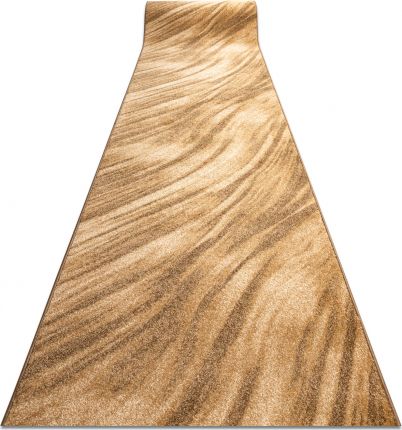 Dywany Łuszczów Chodnik KARMEL FRYZ - SAKA beż 80 cm, 80x640 cm