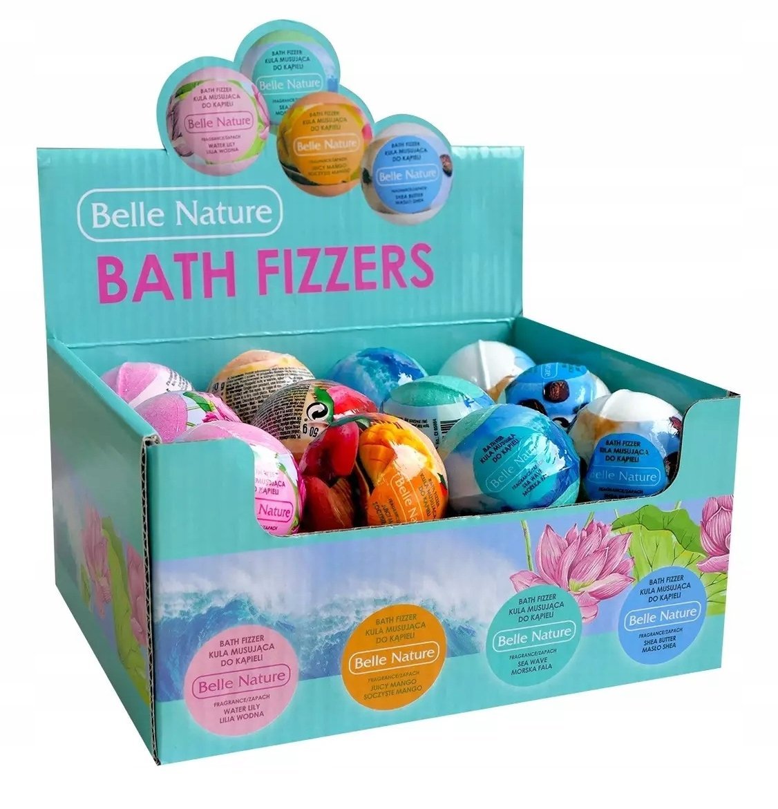 Chlapu Chlap Kule do kąpieli - zestaw - 12 sztuk