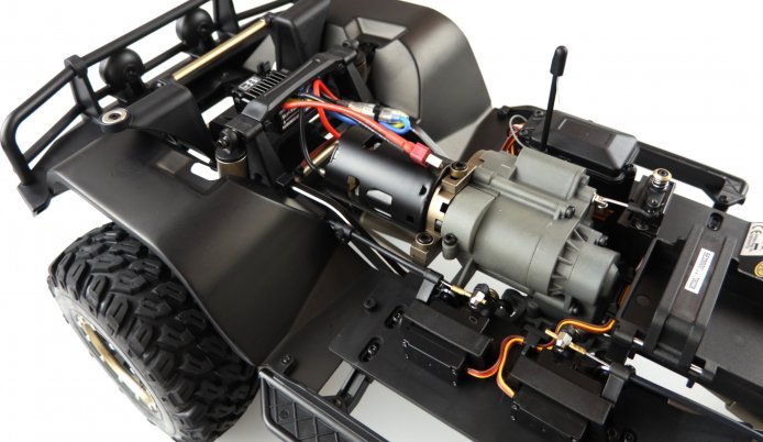 Amewi Model Samochodu Rc Amxrock Rcx8P Scale Crawler Pick Up 1:8 Rtr Grau Szczotkowy 2 4 Ghz