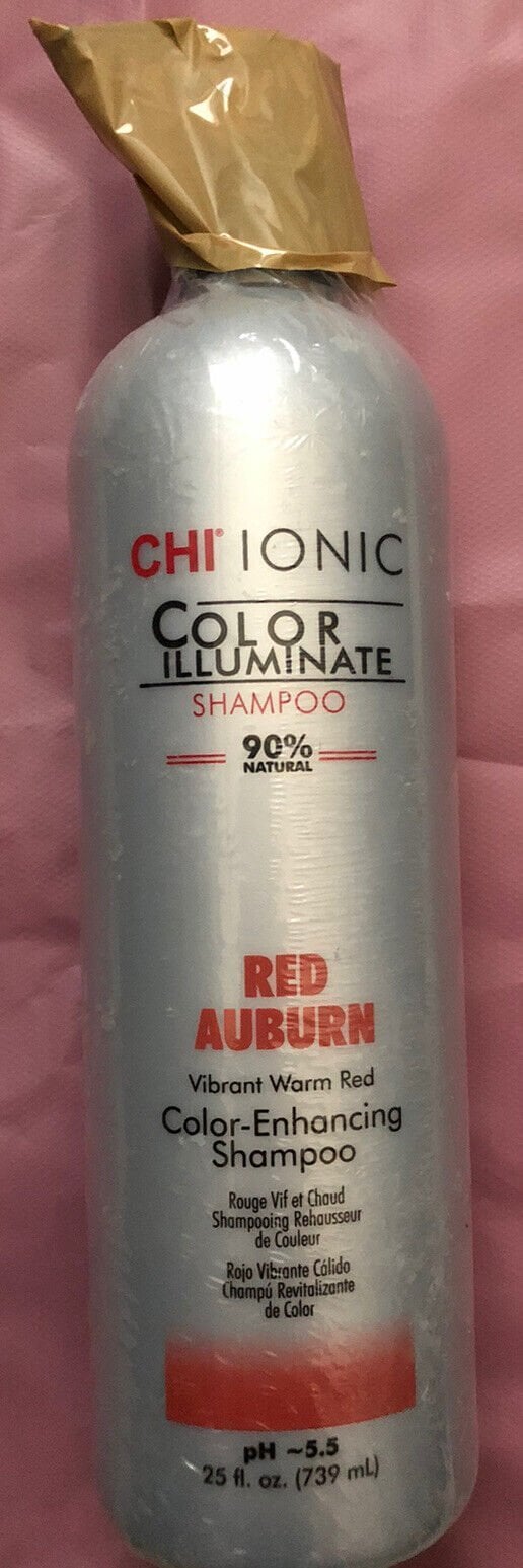 Chi Chi, Ionic Color Illuminate, Paraben-Free, Hair Colour Shampoo, For Natural Hair Color & Color Treated Hair, Red Auburn, 739 ml For Women